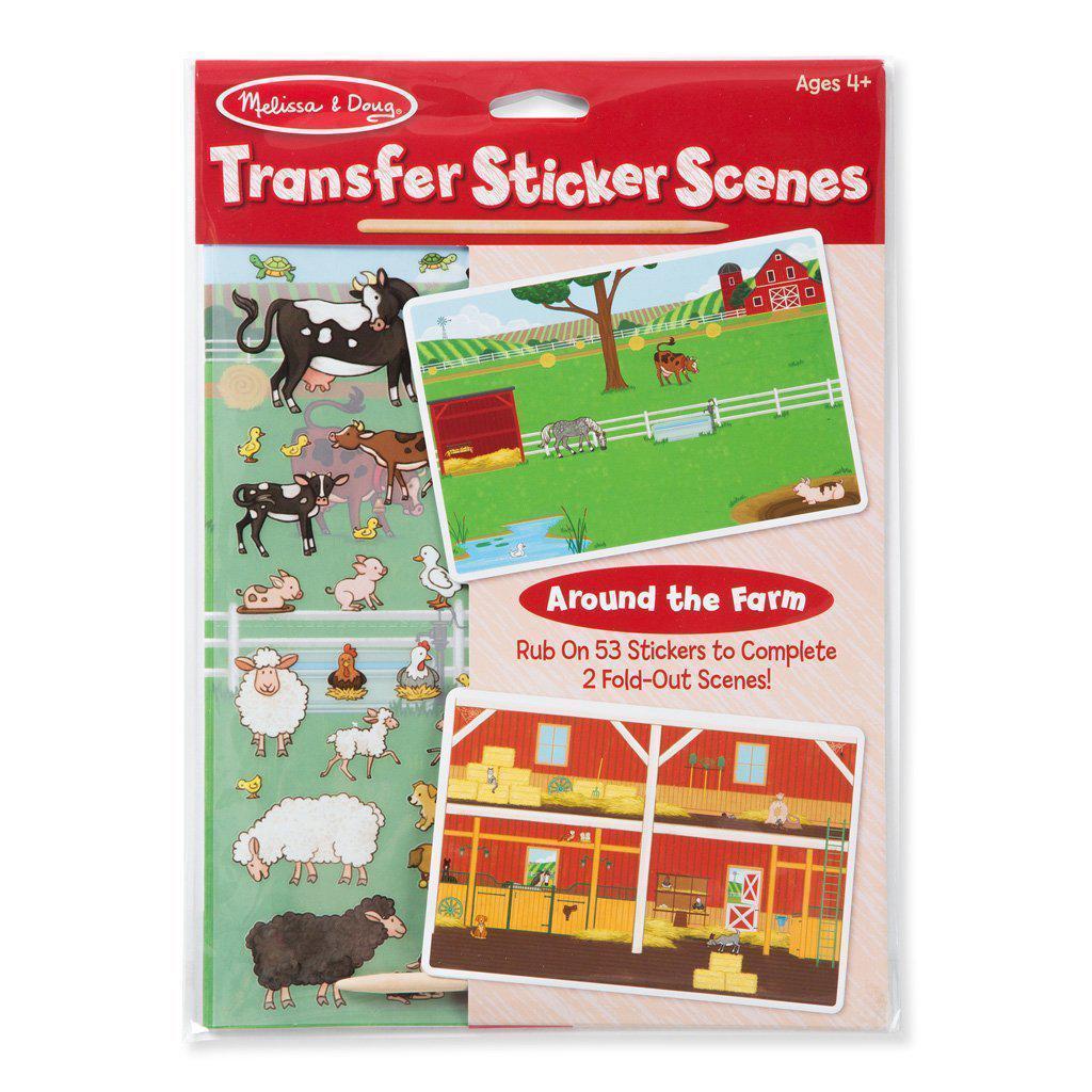 Around the Farm Transfer Sticker Scenes-Melissa & Doug-The Red Balloon Toy Store