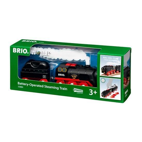 BRIO Battery-Operated Steaming Train-Brio-The Red Balloon Toy Store
