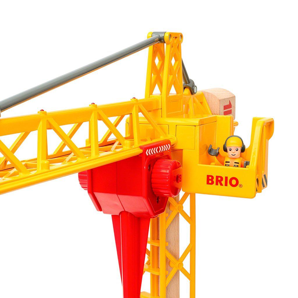 BRIO Light Up Construction Crane-Brio-The Red Balloon Toy Store