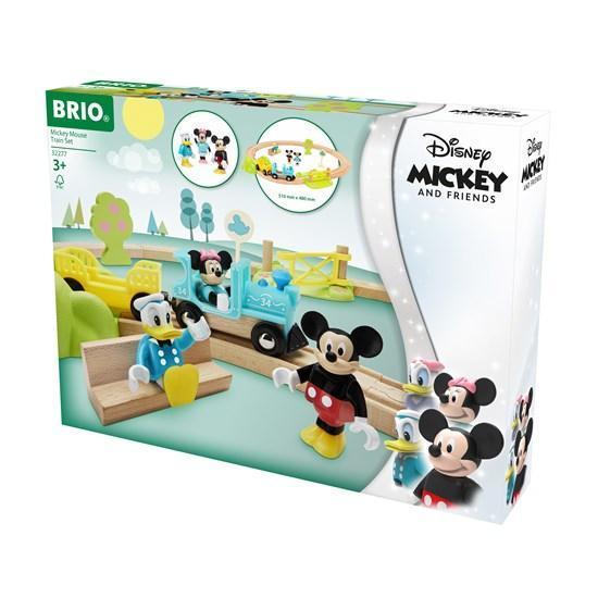 BRIO Mickey Mouse Train Set-Brio-The Red Balloon Toy Store