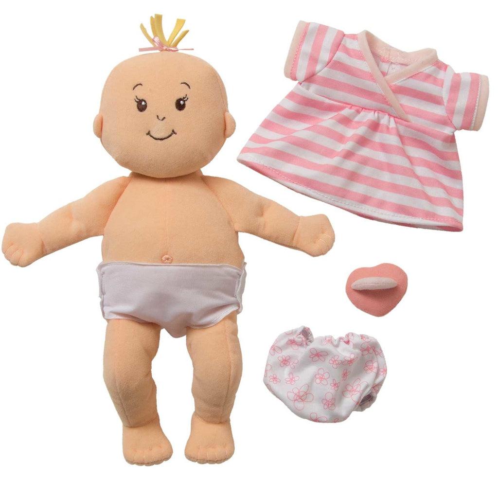 Image featuring the removable clothing for the doll, showing it can be changed out.