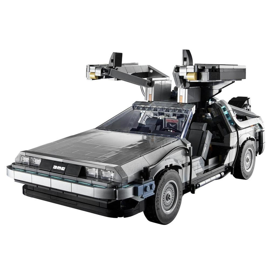 LEGO Icons Back to the Future Time Machine 10300, Model Car Building Kit,  Based on the DeLorean from the Classic Movie 