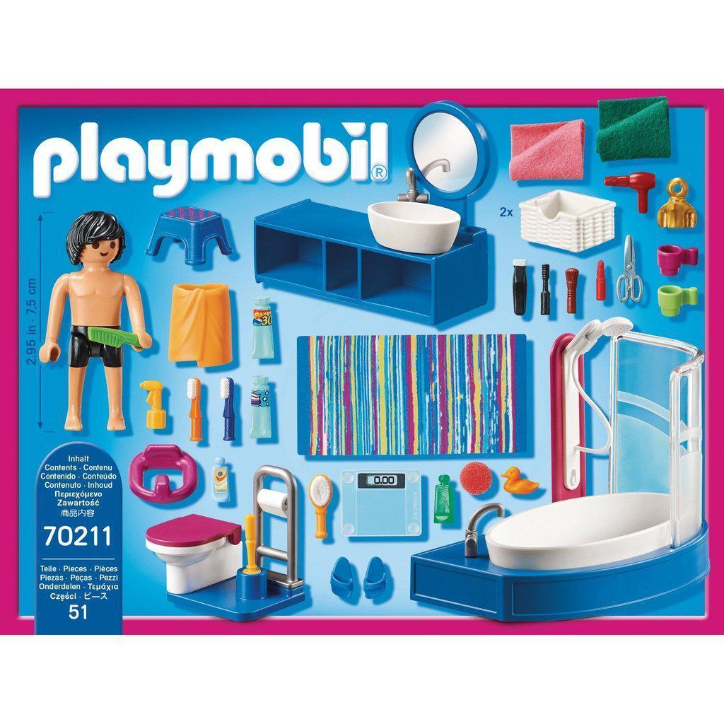 Bathroom with Tub-Playmobil-The Red Balloon Toy Store