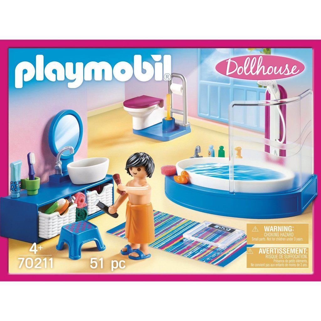 Bathroom with Tub-Playmobil-The Red Balloon Toy Store