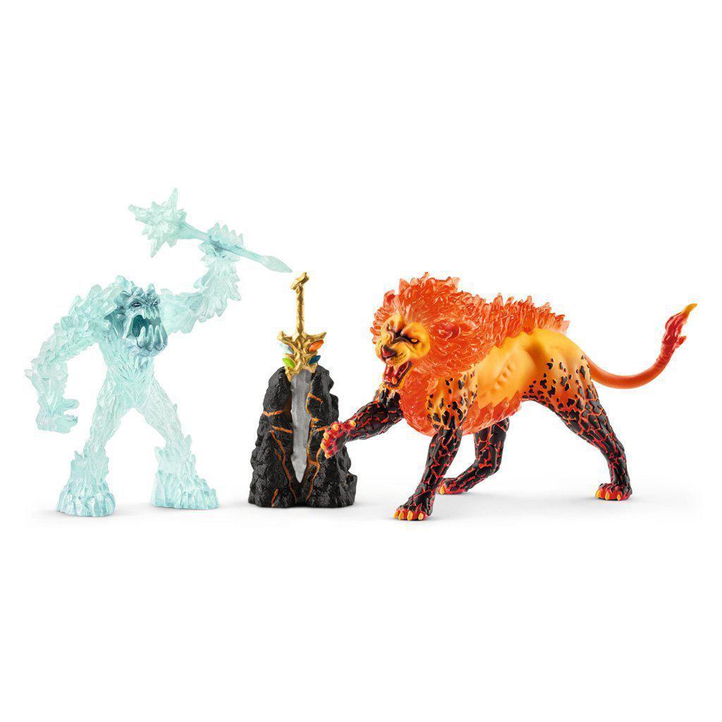 Battle for the Superweapon – Frost Monster vs. Fire Lion-Schleich-The Red Balloon Toy Store