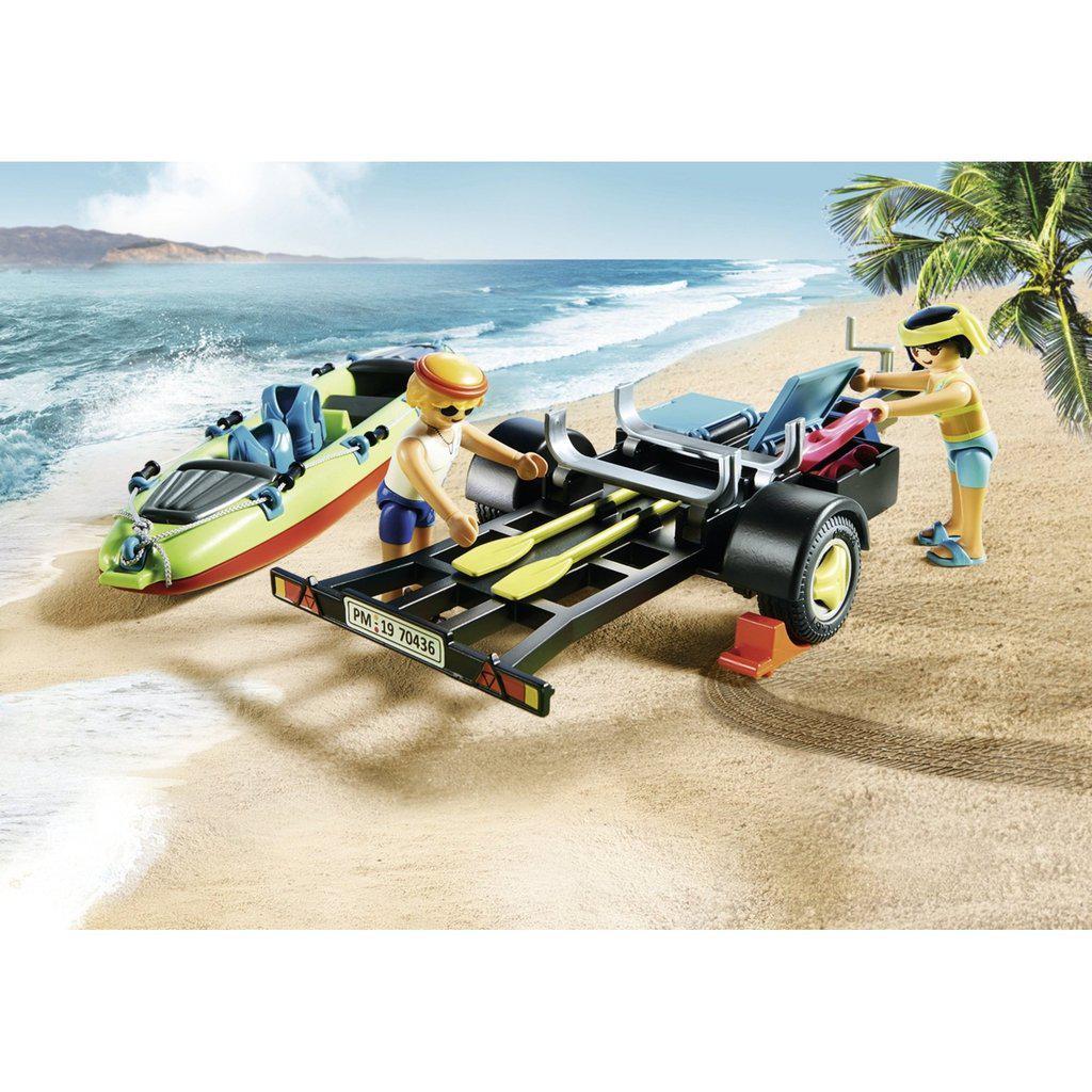 Beach Car with Canoe Playset-Playmobil-The Red Balloon Toy Store