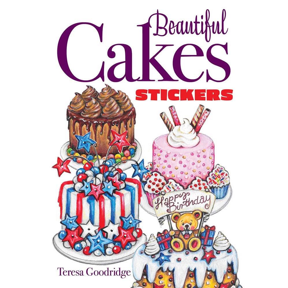 Beautiful Cakes Stickers-Dover Publications-The Red Balloon Toy Store