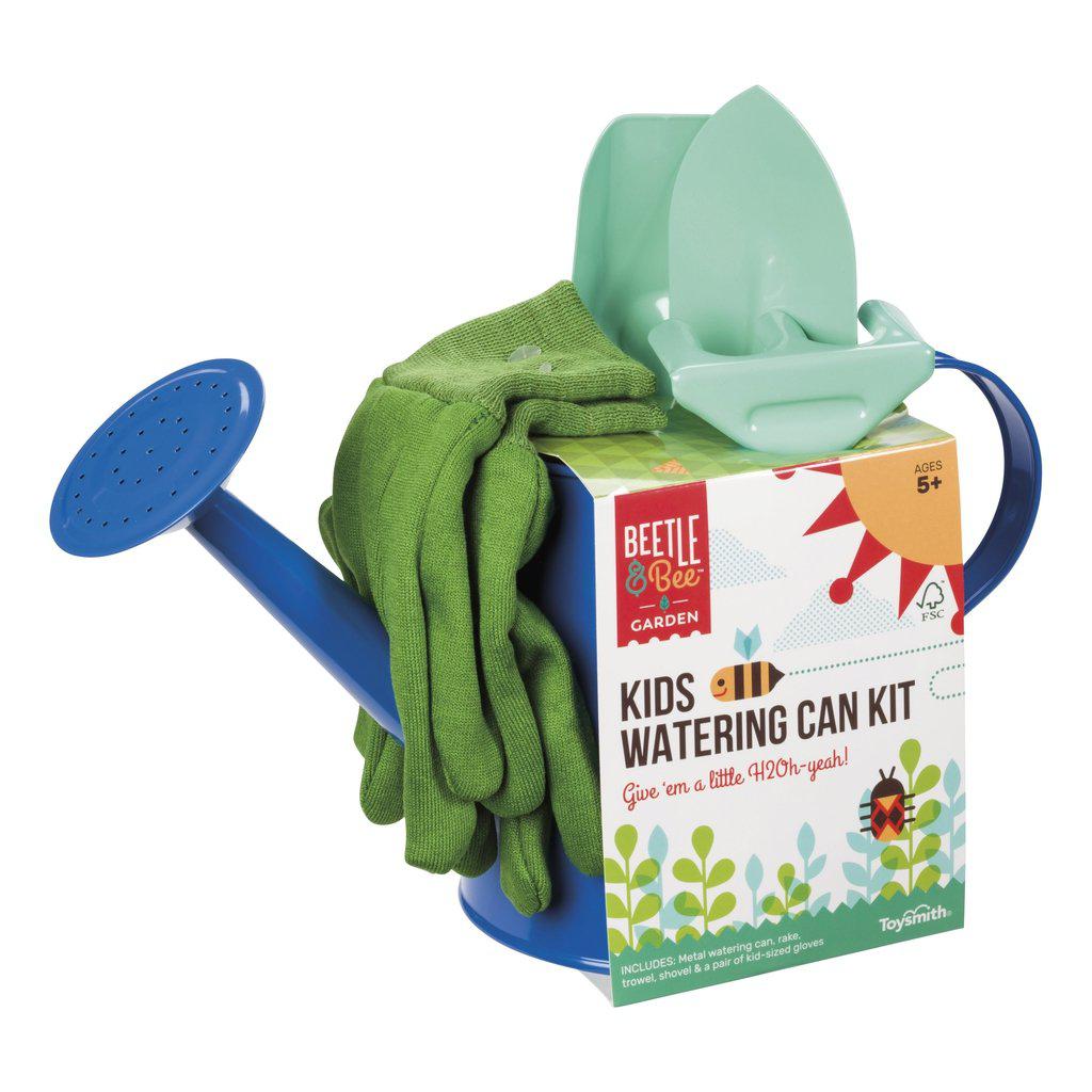 Beetle & Bee Kid's Watering Can Garden Kit-Toysmith-The Red Balloon Toy Store