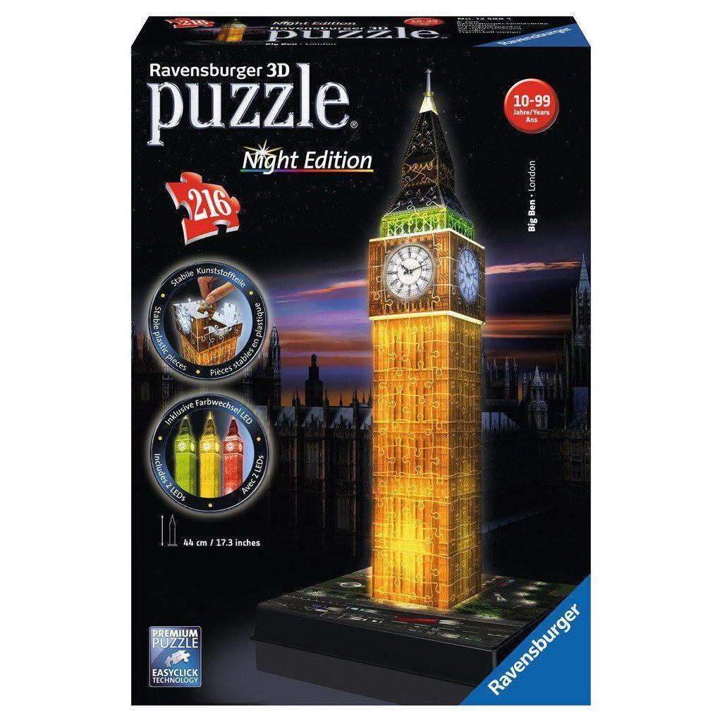 Big Ben Night Edition 3D Puzzle-Ravensburger-The Red Balloon Toy Store