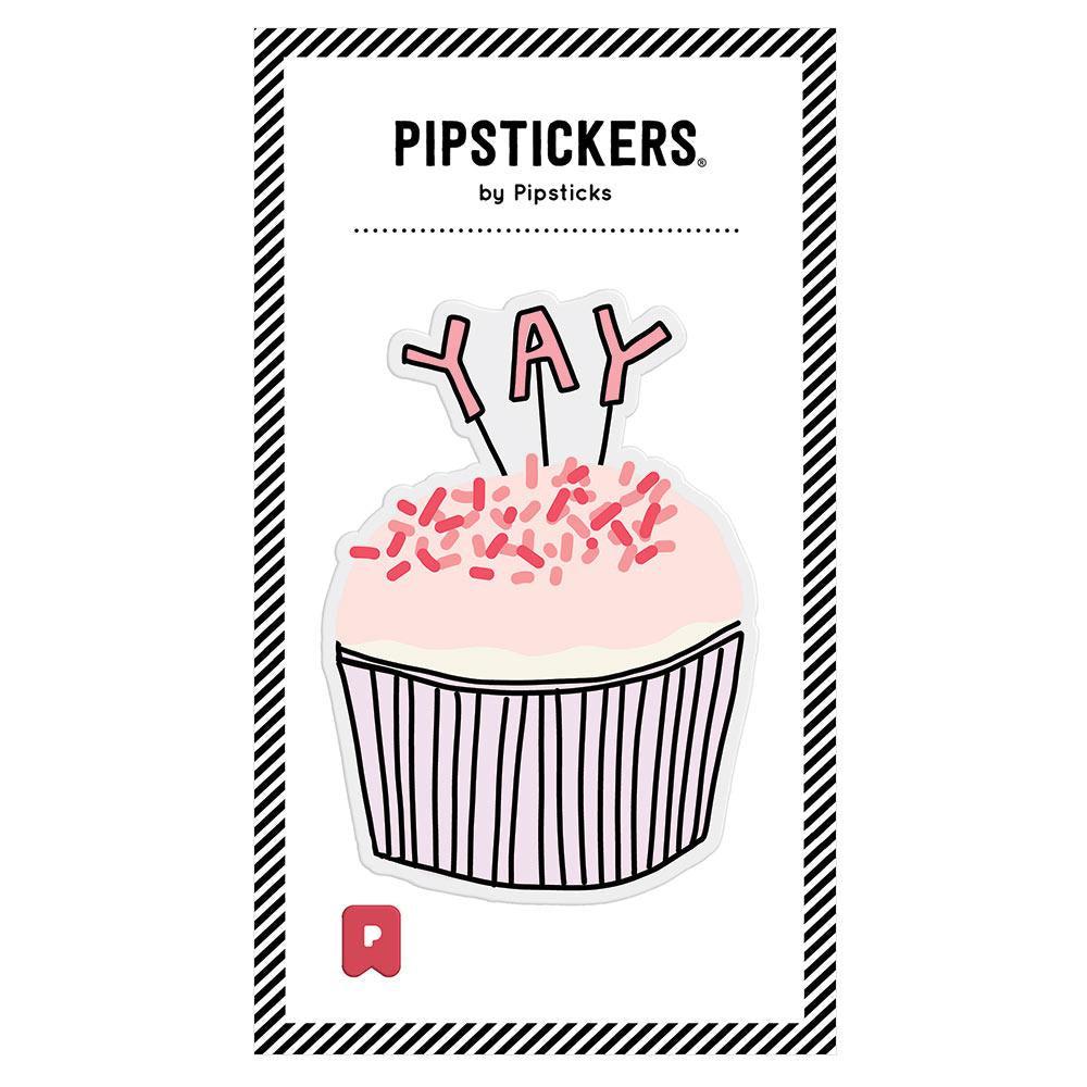 Big Puffy Cupcake Sticker-PipStickers-The Red Balloon Toy Store