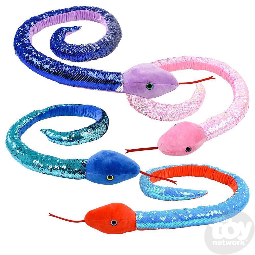 Big Sequin Snakes Pastel Assortment-The Toy Network-The Red Balloon Toy Store