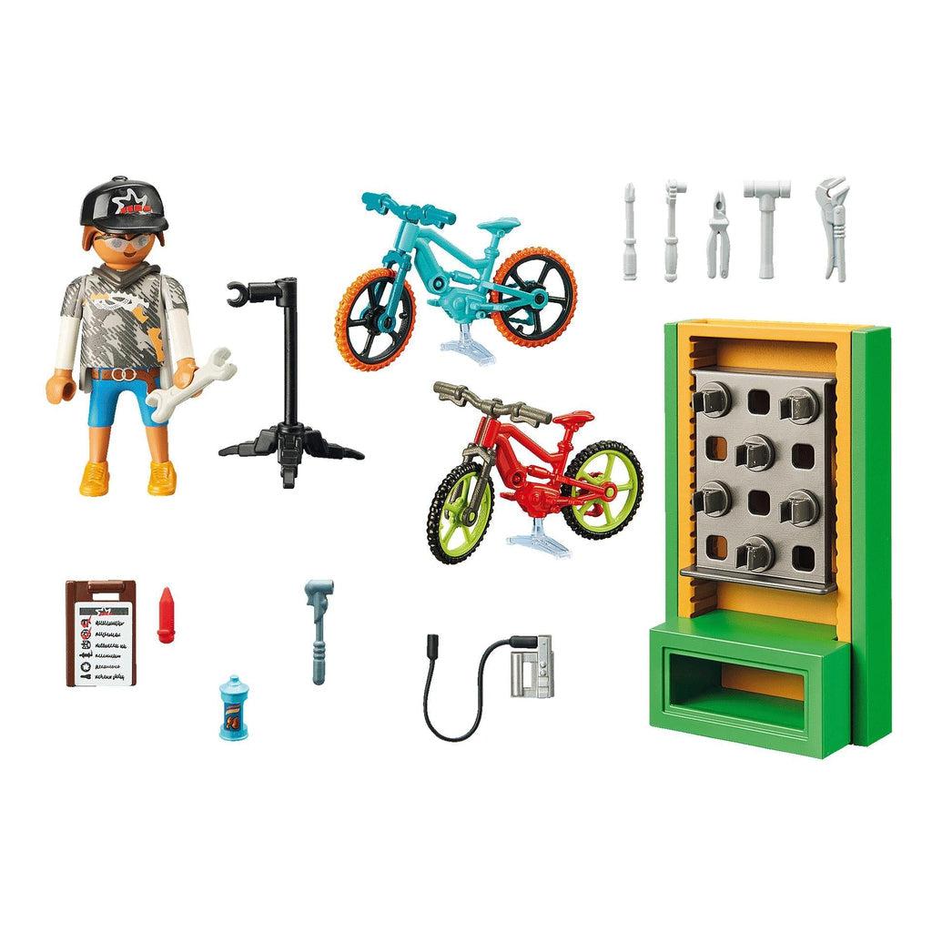 Bike Workshop Gift Set-Playmobil-The Red Balloon Toy Store