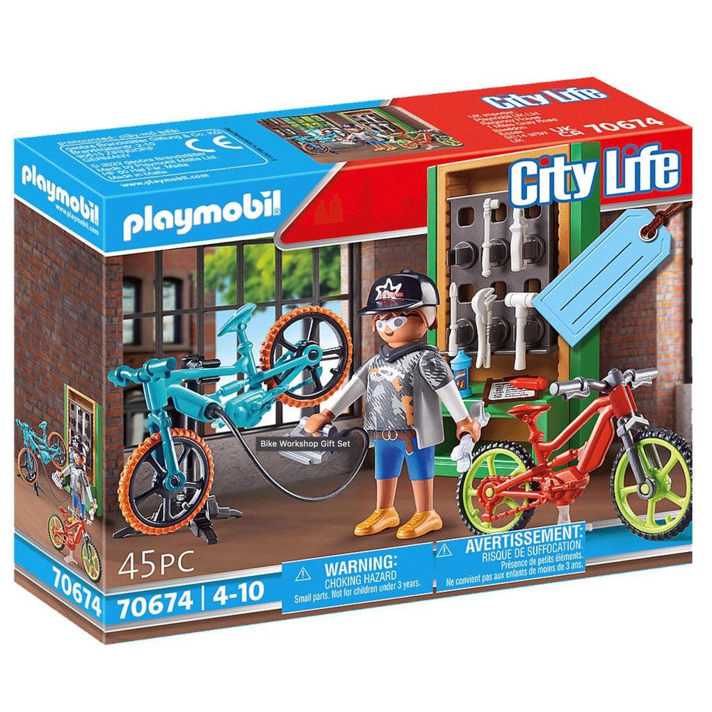 Bike Workshop Gift Set-Playmobil-The Red Balloon Toy Store