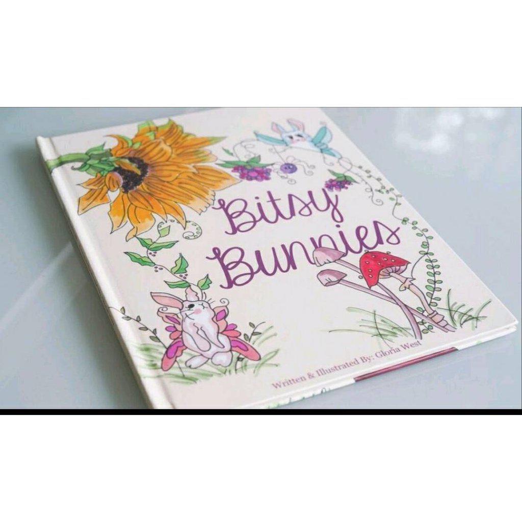 Bitsy Bunnies Book and Bunny Set-Gwestsketches-The Red Balloon Toy Store