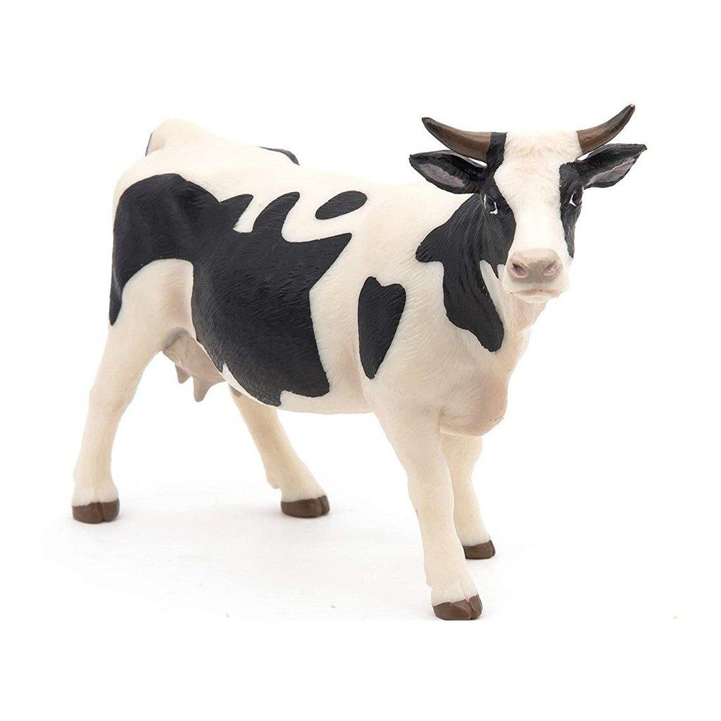 Black & White Cow Figurine-Papo-The Red Balloon Toy Store