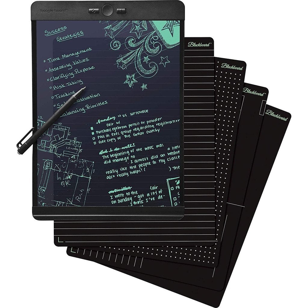 blackboard tablet comes with several backgrounds from paper lines, to dotted grids. perfect for note taking