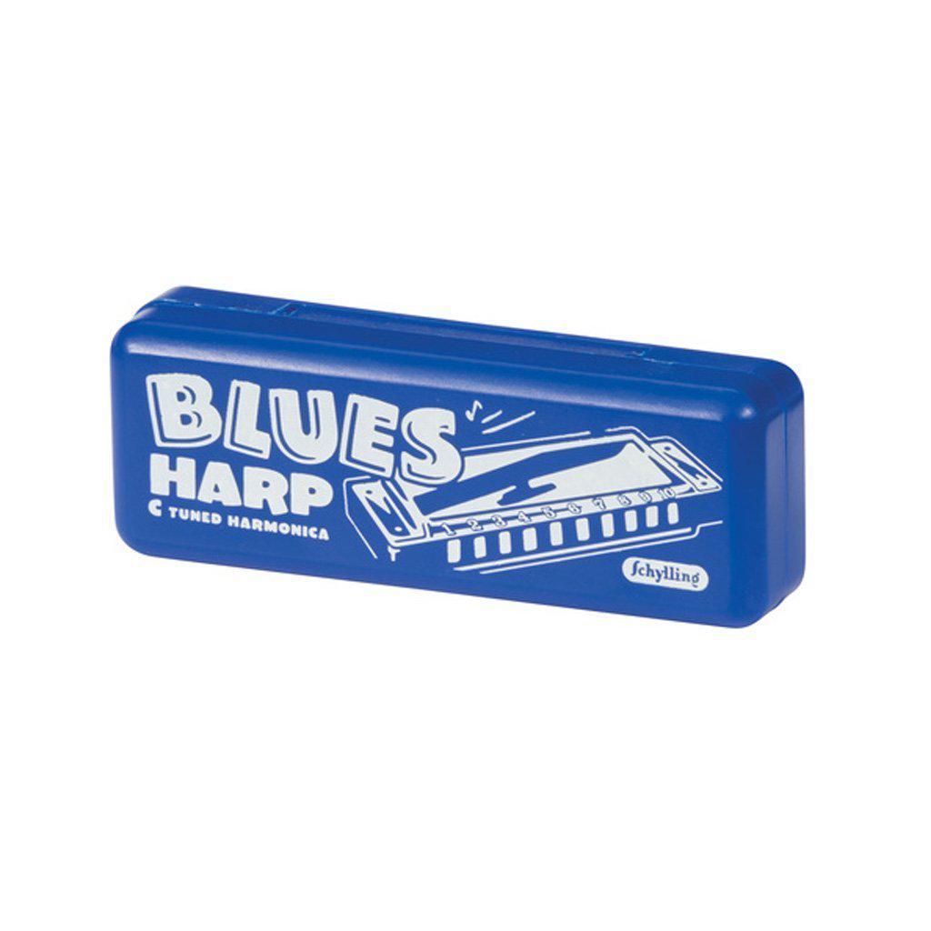 Blues Harmonica In Plastic Case-Schylling-The Red Balloon Toy Store