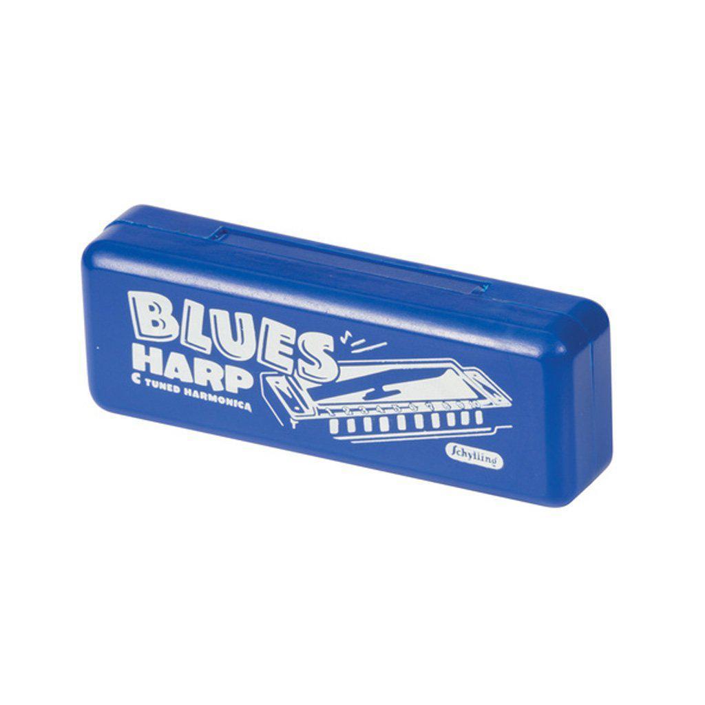 Blues Harmonica In Plastic Case-Schylling-The Red Balloon Toy Store
