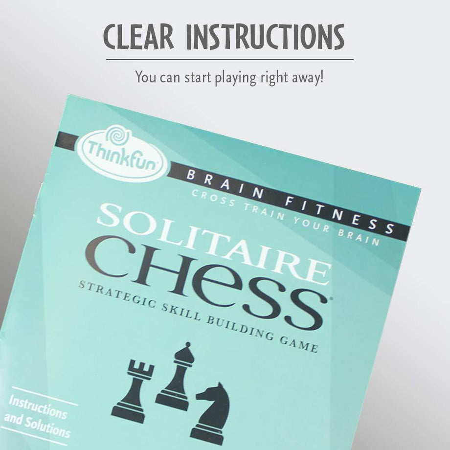  ThinkFun Brain Fitness Solitaire Chess - Fun Version