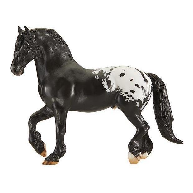 Breyer Traditional Harley Harlequin Draft Tack Pony-Breyer-The Red Balloon Toy Store
