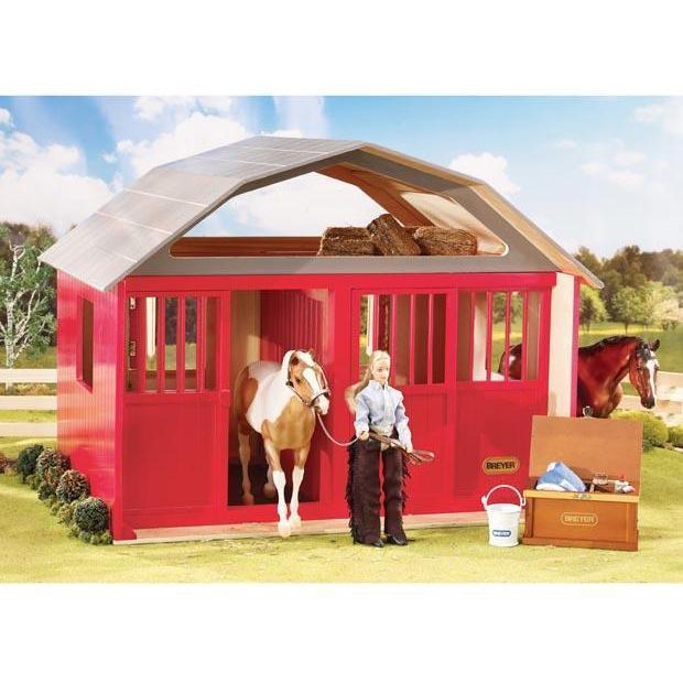 Breyer Two-Stall Barn-Breyer-The Red Balloon Toy Store