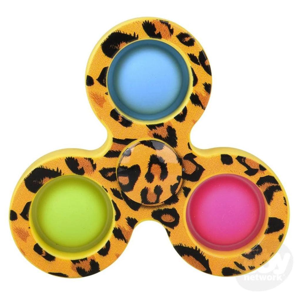 Bubble Popper Spinner - Safari Print Assortment-The Toy Network-The Red Balloon Toy Store