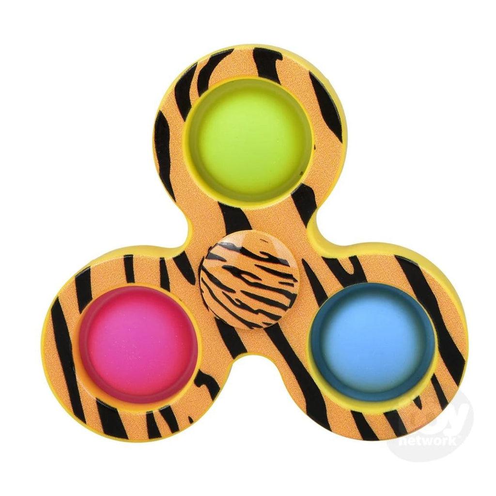 Bubble Popper Spinner - Safari Print Assortment-The Toy Network-The Red Balloon Toy Store