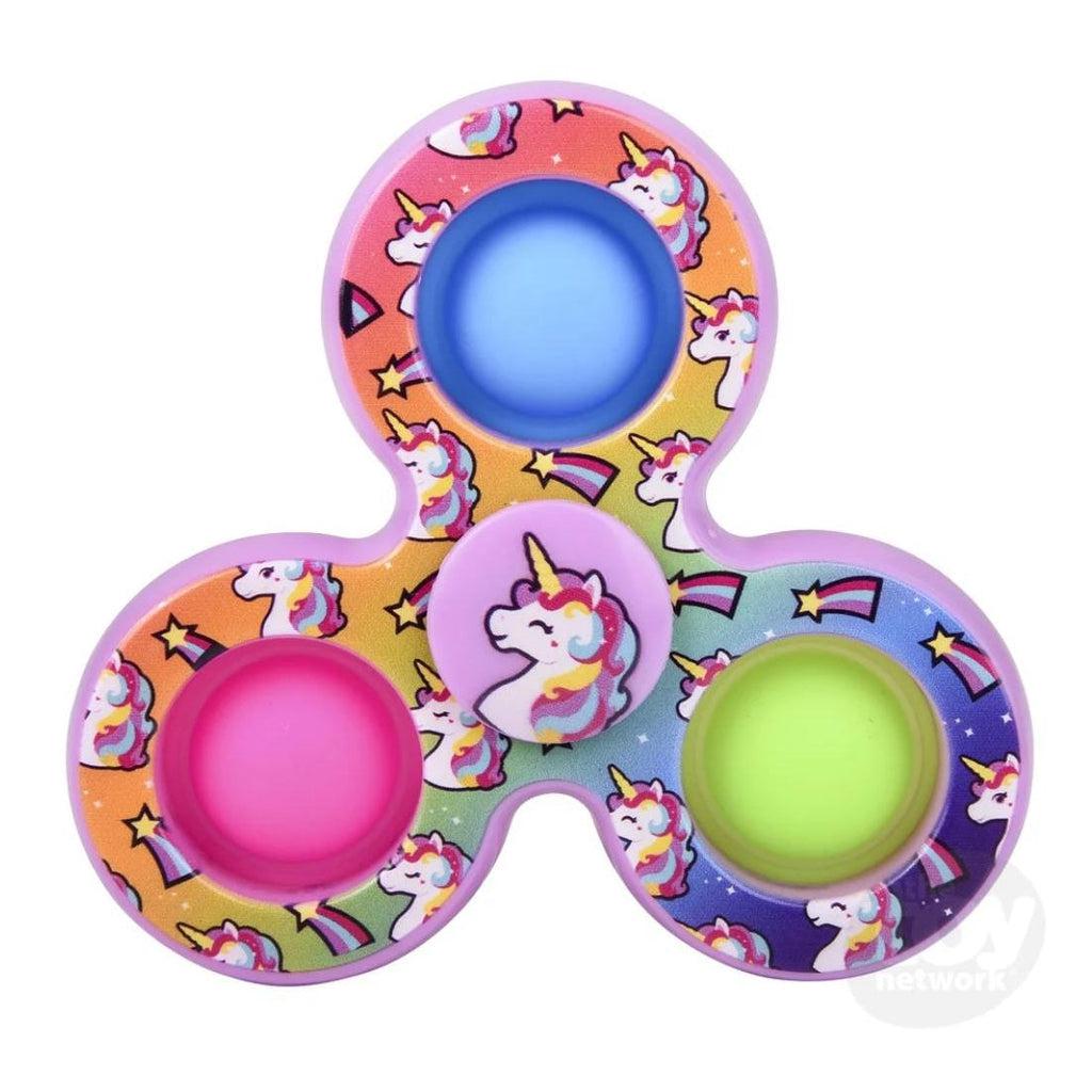 Bubble Popper Spinner - Unicorn Print - The Toy Network – Red Balloon Toy Store