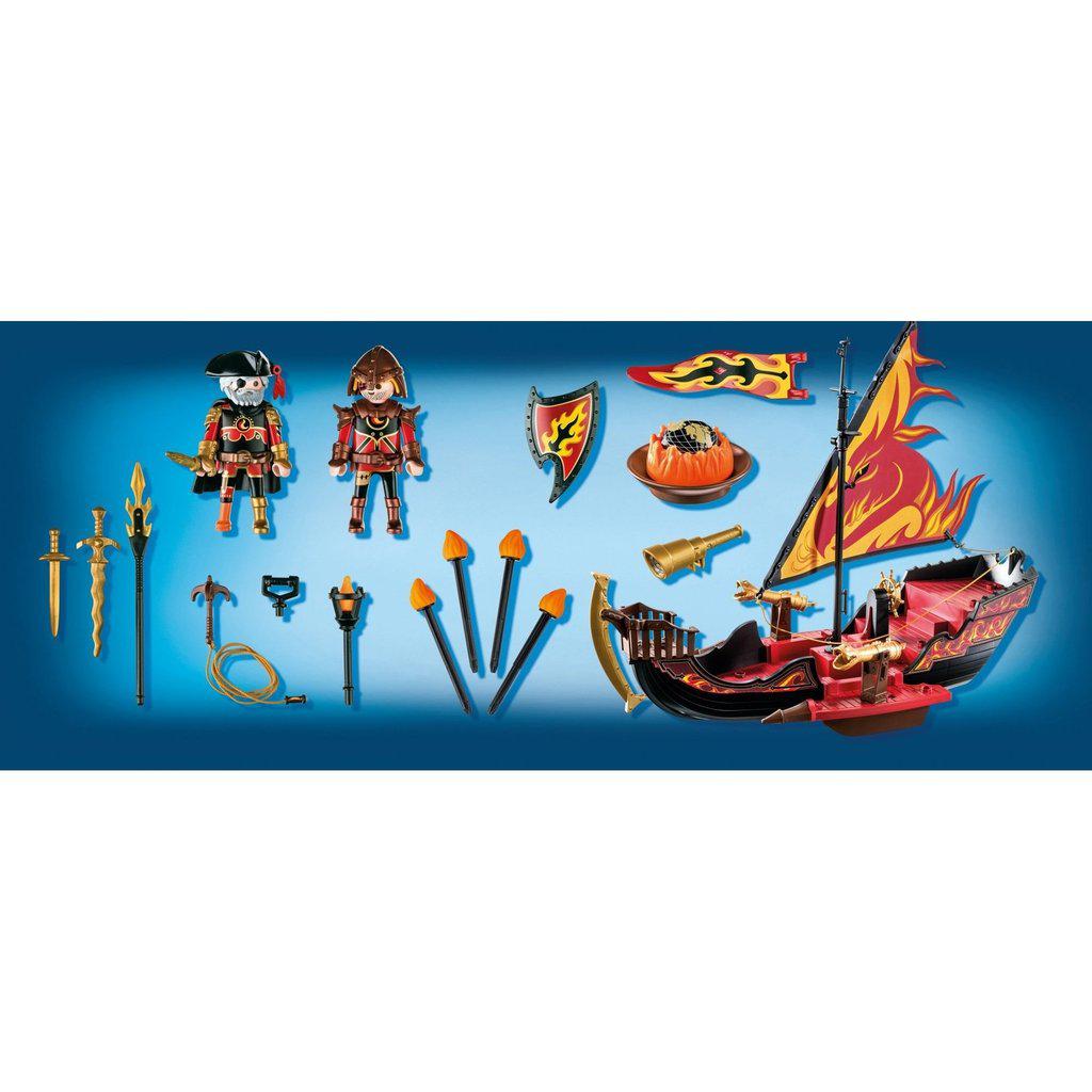 Burnham Raiders Fire Ship Play Set-Playmobil-The Red Balloon Toy Store