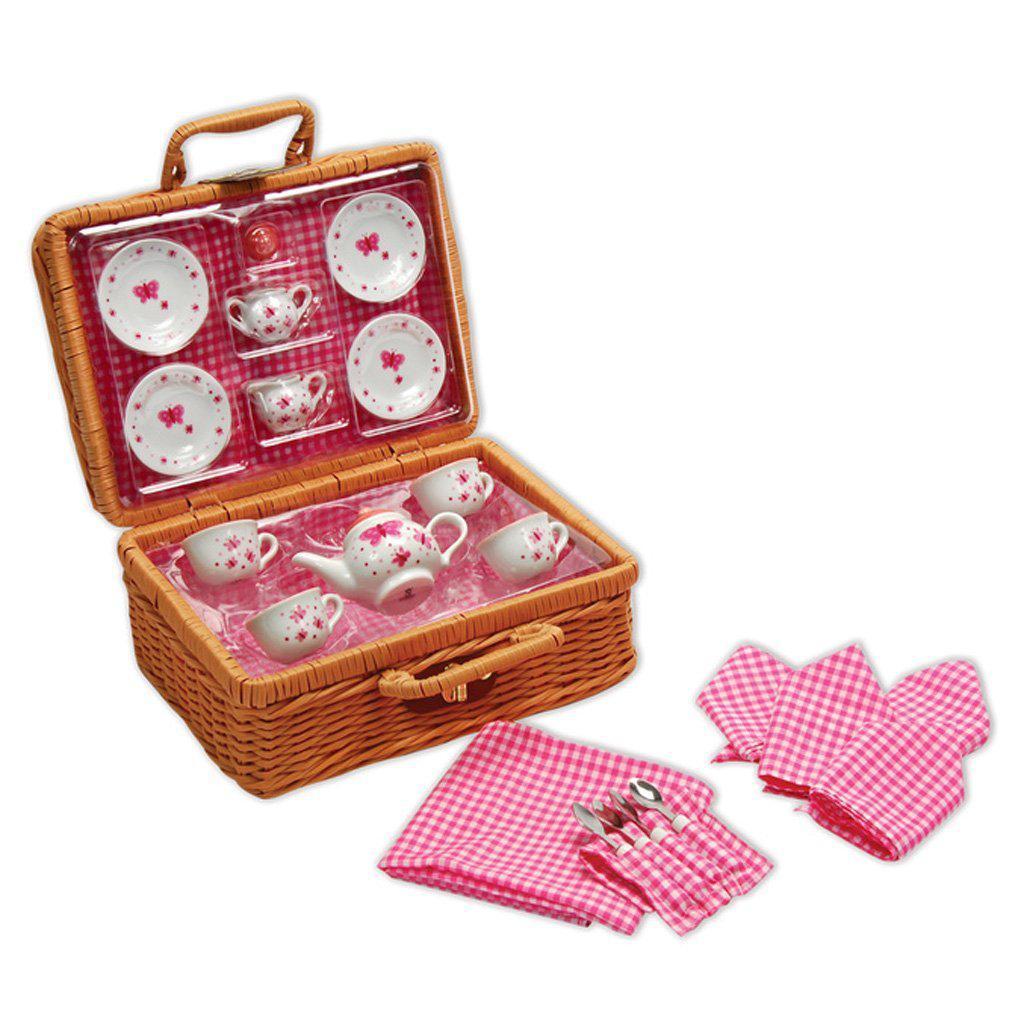 Butterfly Teaset Basket-Schylling-The Red Balloon Toy Store