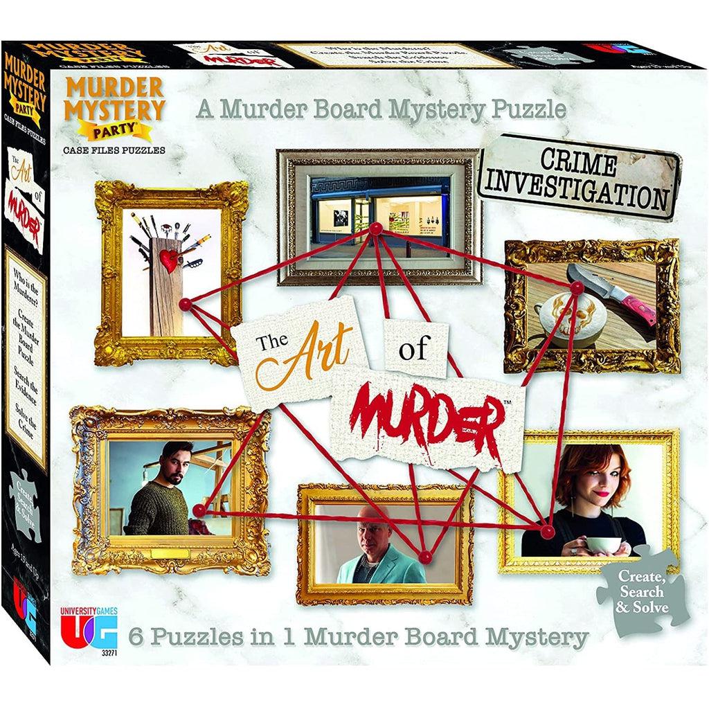 Case File Puzzle - The Art of Murder 6 in 1 puzzle-University Games-The Red Balloon Toy Store