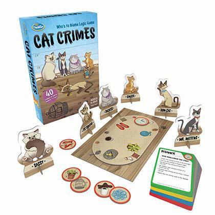 Cat Crimes Logical Deduction Game-ThinkFun-The Red Balloon Toy Store