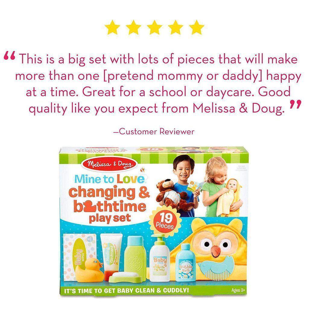 Changing & Bathtime Play Set-Melissa & Doug-The Red Balloon Toy Store