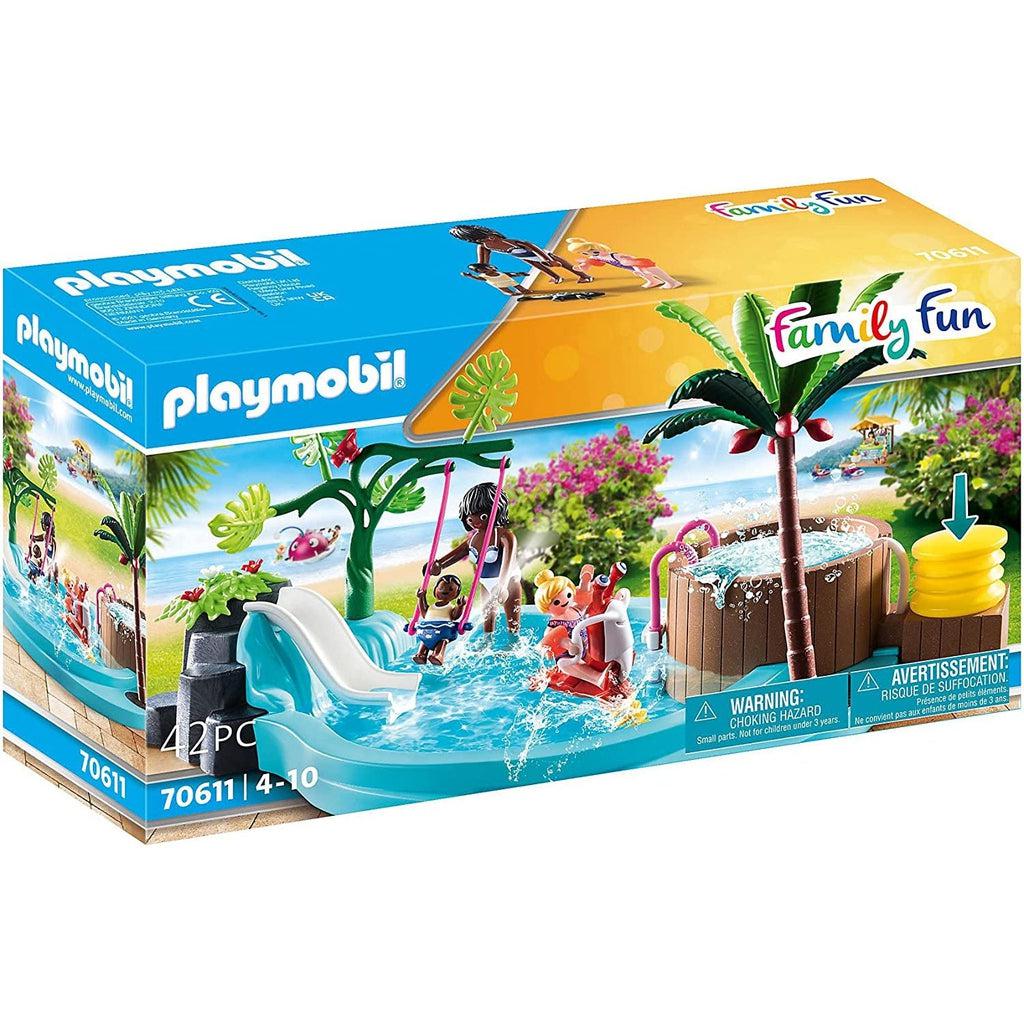 Children's Pool with Slide-Playmobil-The Red Balloon Toy Store