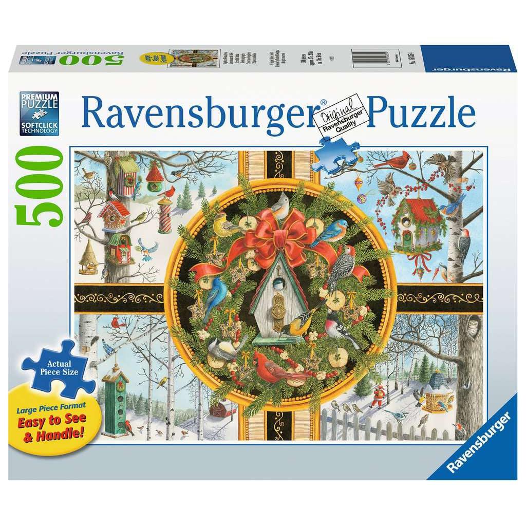 Christmas Songbirds 500pc-Ravensburger-The Red Balloon Toy Store