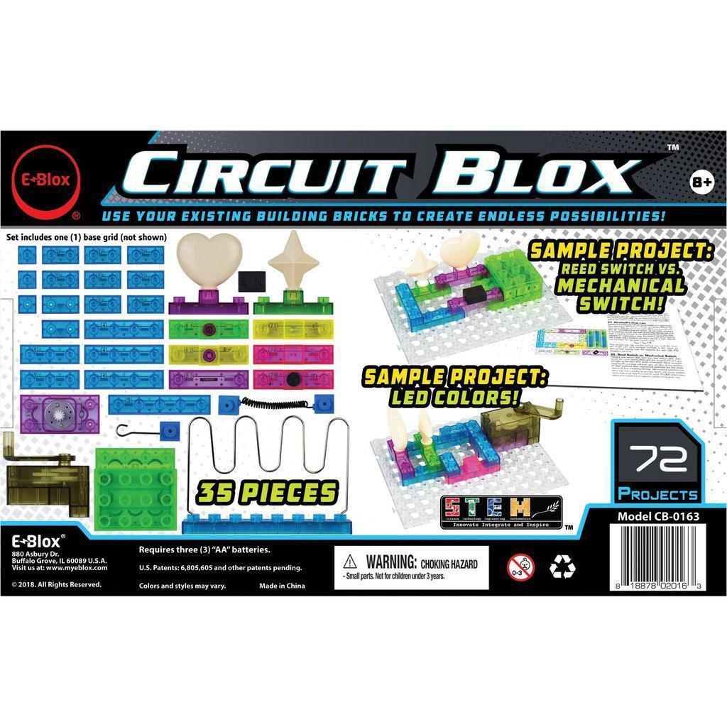 Circuit Blox™ 72 - E-Blox® Circuit Board Building Blocks Toys-E-Blox-The Red Balloon Toy Store
