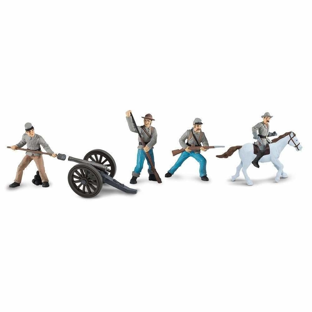 Civil War Confederate Soldiers Collection Toob-Safari Ltd-The Red Balloon Toy Store