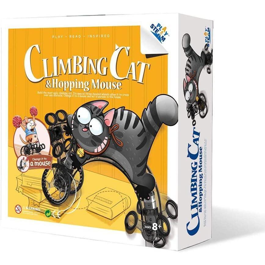 Climbing Cat & Hopping Mouse-Playsteam-The Red Balloon Toy Store