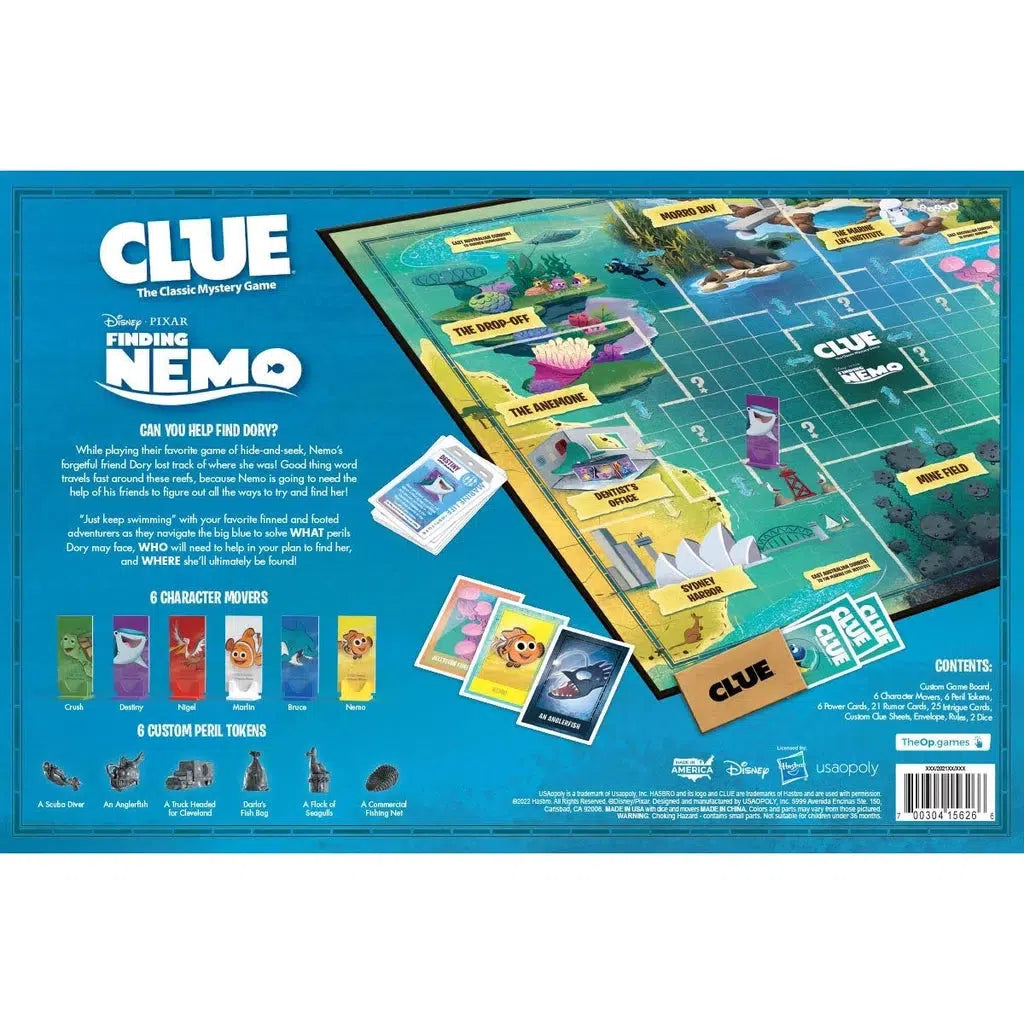 Clue: Finding Nemo-USAopoly-The Red Balloon Toy Store