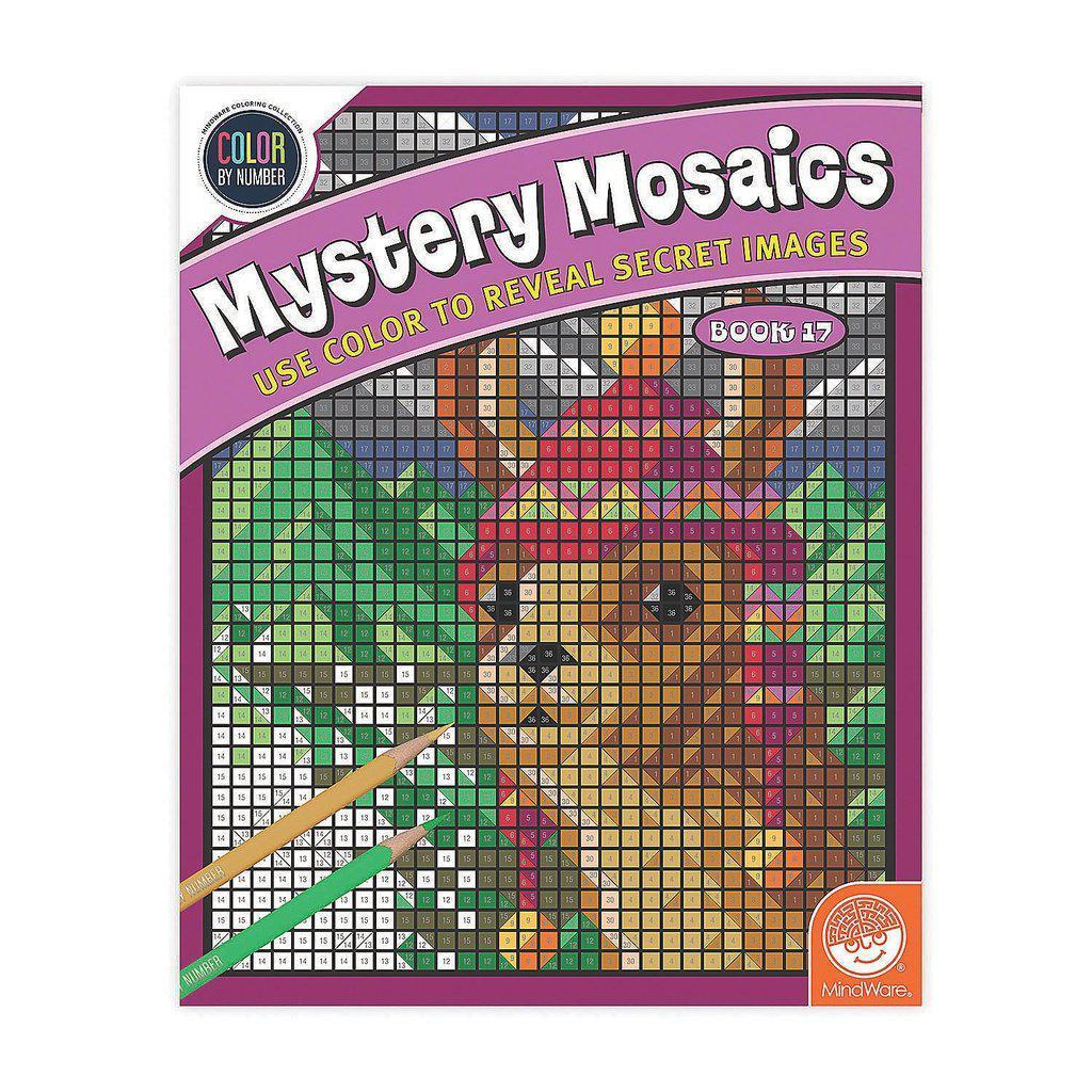 Color By Number Mystery Mosaics: Book 17-MindWare-The Red Balloon Toy Store