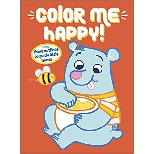 Color Me Happy! (Orange): With Shiny Outlines to Guide Little Hands-Dover Publications-The Red Balloon Toy Store