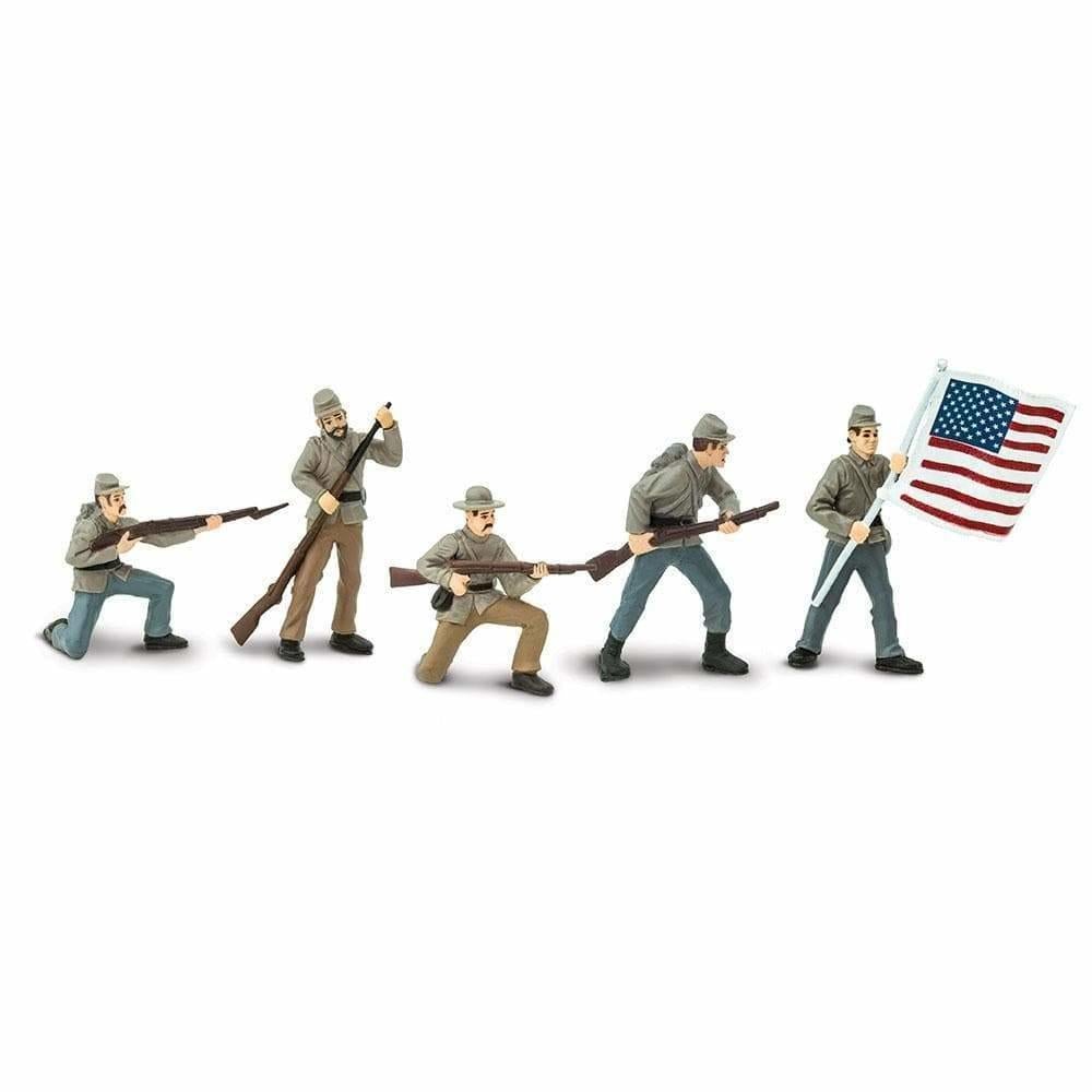 Confederate Soldiers Toob-Safari Ltd-The Red Balloon Toy Store