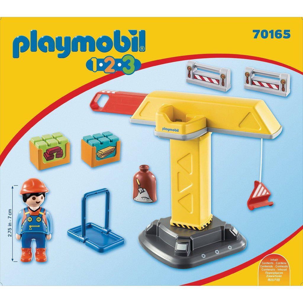 Construction Crane-Playmobil-The Red Balloon Toy Store