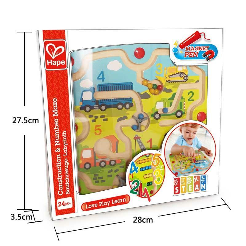 Construction & Number Maze-Hape-The Red Balloon Toy Store