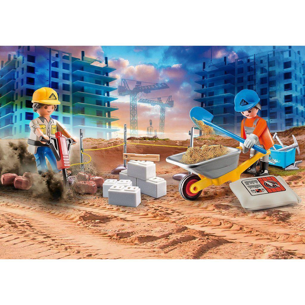 Construction Site Carry Case Playset-Playmobil-The Red Balloon Toy Store