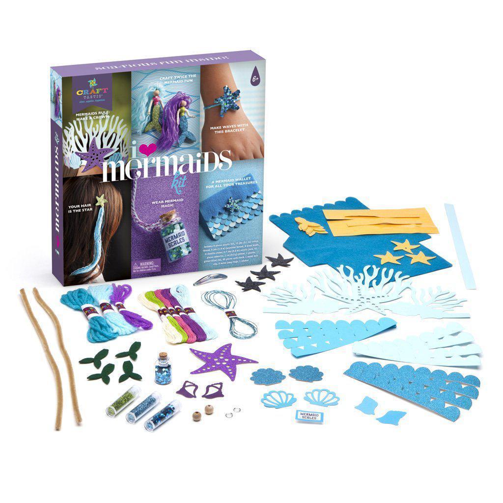 Craft-tastic I Love Mermaids Kit-Craft-tastic-The Red Balloon Toy Store