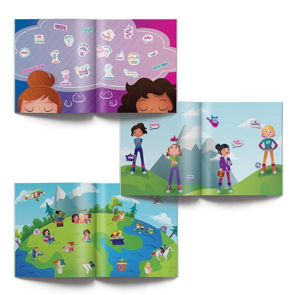 Craft-tastic Jr Story Sticker Book - Girl Power-Craft-tastic-The Red Balloon Toy Store