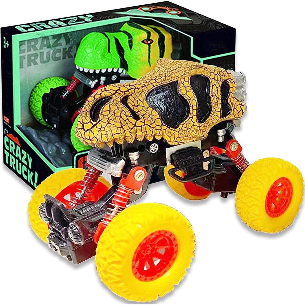 Crazy Truck - Pull Back Dinosaur Yellow-Thin Air-The Red Balloon Toy Store