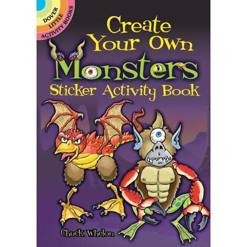 Create Your Own Monsters Sticker Activity Book-Dover Publications-The Red Balloon Toy Store