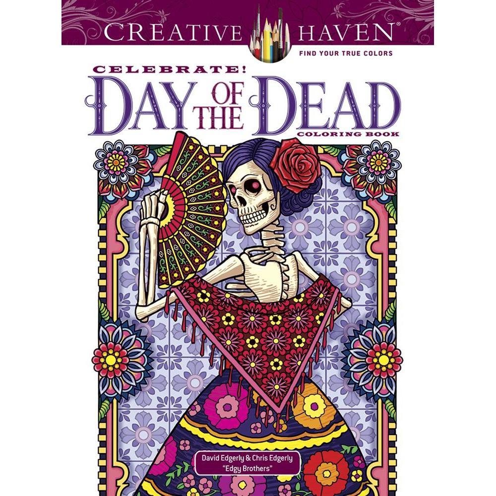 Creative Haven Celebrate! Day of the Dead Coloring Book-Dover Publications-The Red Balloon Toy Store